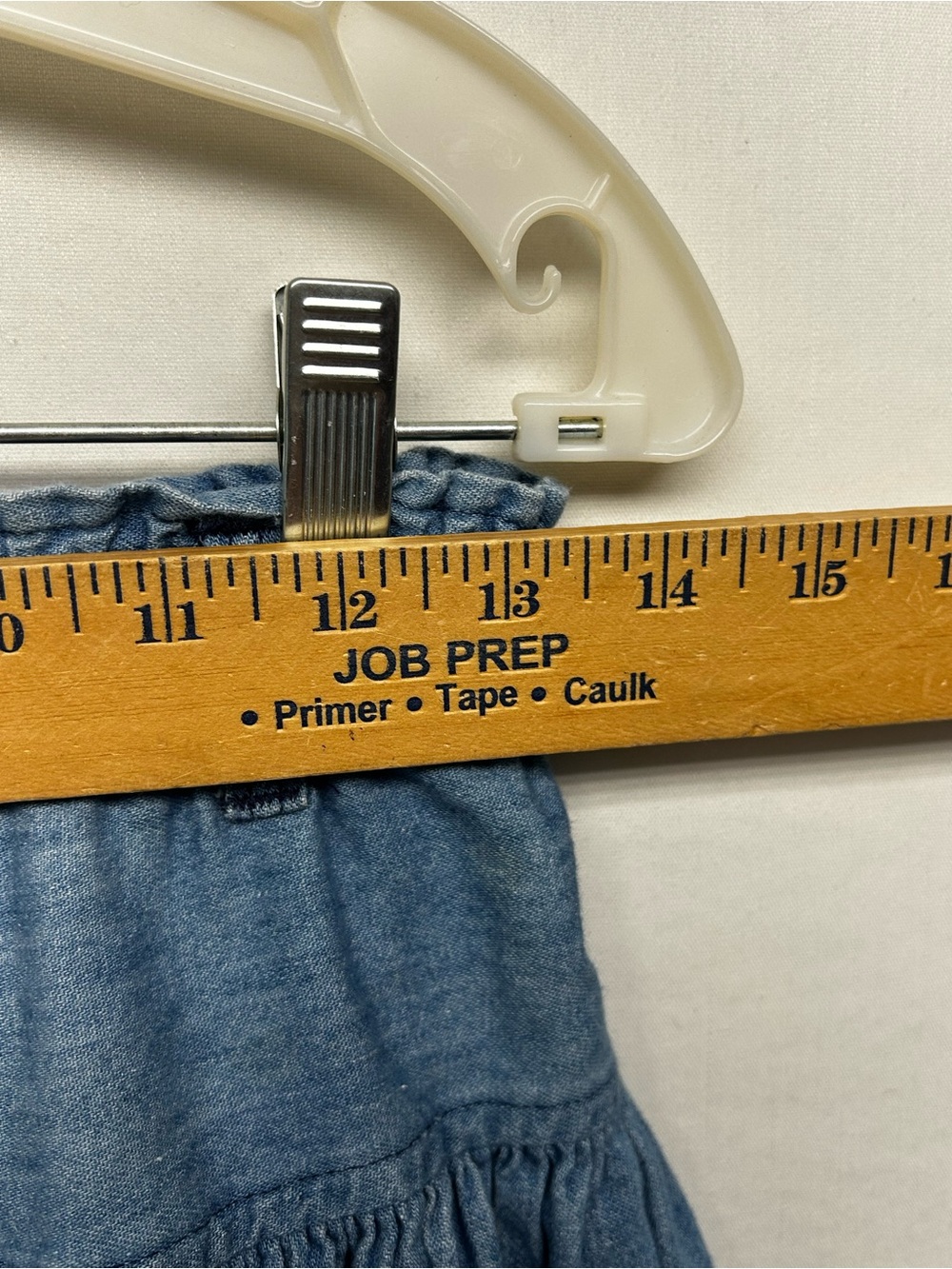 Candie's Light Blue Button-Front Denim Maxi Skirt - Picture 8 of 10